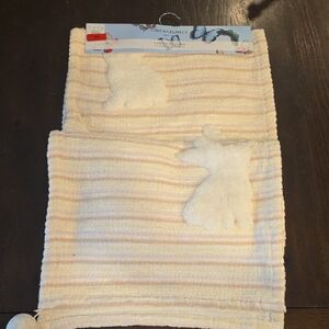 Cynthia Rowley Striped Table Runner with Buny Design